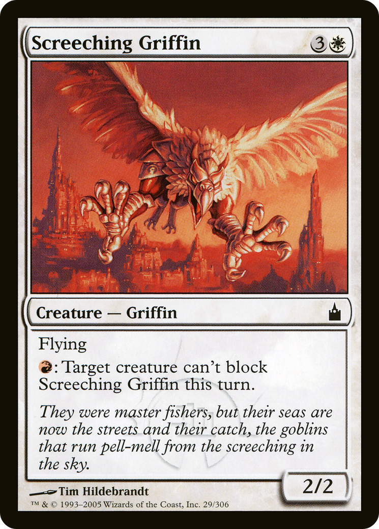 Image of Screeching Griffin (RAV-029) - Ravnica: City of Guilds Foil