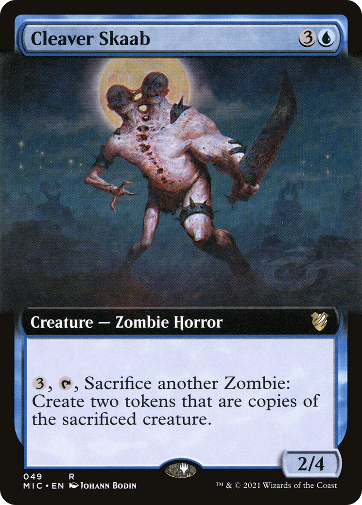 Image of Cleaver Skaab (Extended Art) (MIC-049) - Midnight Hunt Commander: (Extended Art)