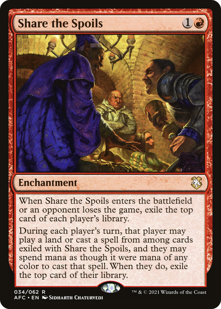 Image of Share the Spoils (AFC-034) - Forgotten Realms Commander