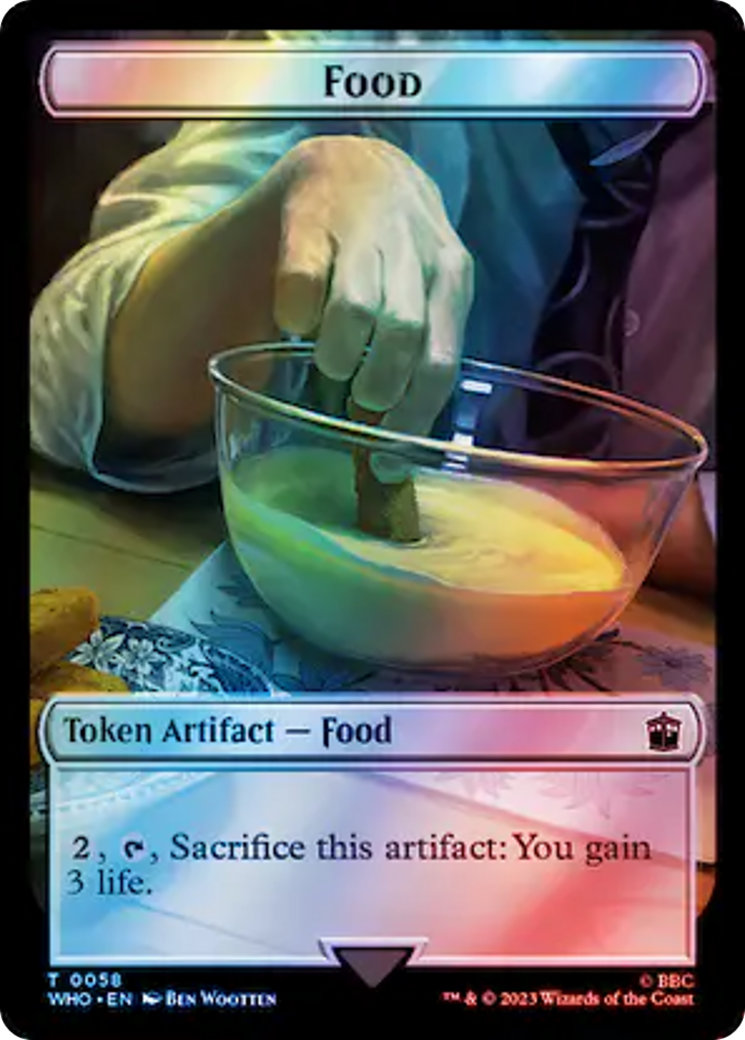 Image of Food (TWHO-058) - Doctor Who Tokens Foil