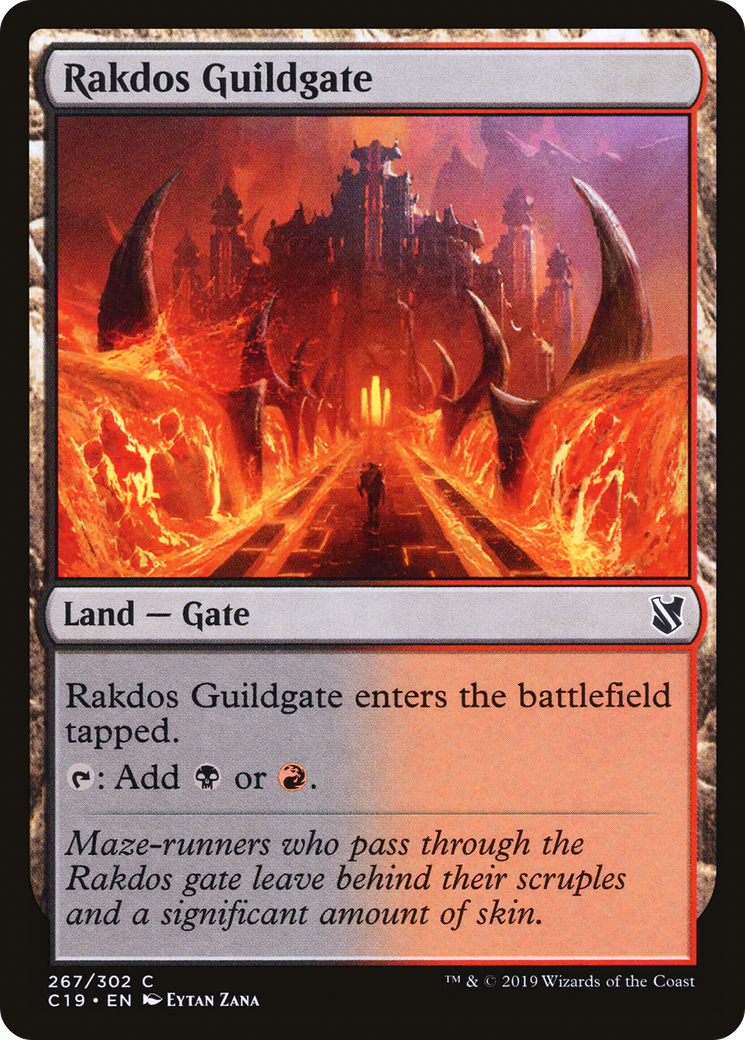 Image of Rakdos Guildgate (C19-267) - Commander 2019