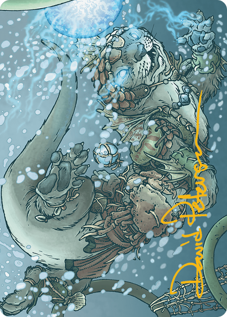 Image of Kitsa, Otterball Elite // Kitsa, Otterball Elite (ABLB-042) - Bloomburrow Art Series (Borderless)