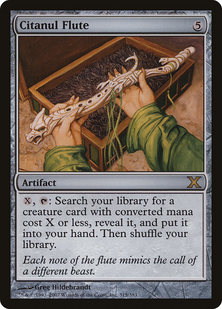 Image of Citanul Flute (10E-315) - Tenth Edition Foil