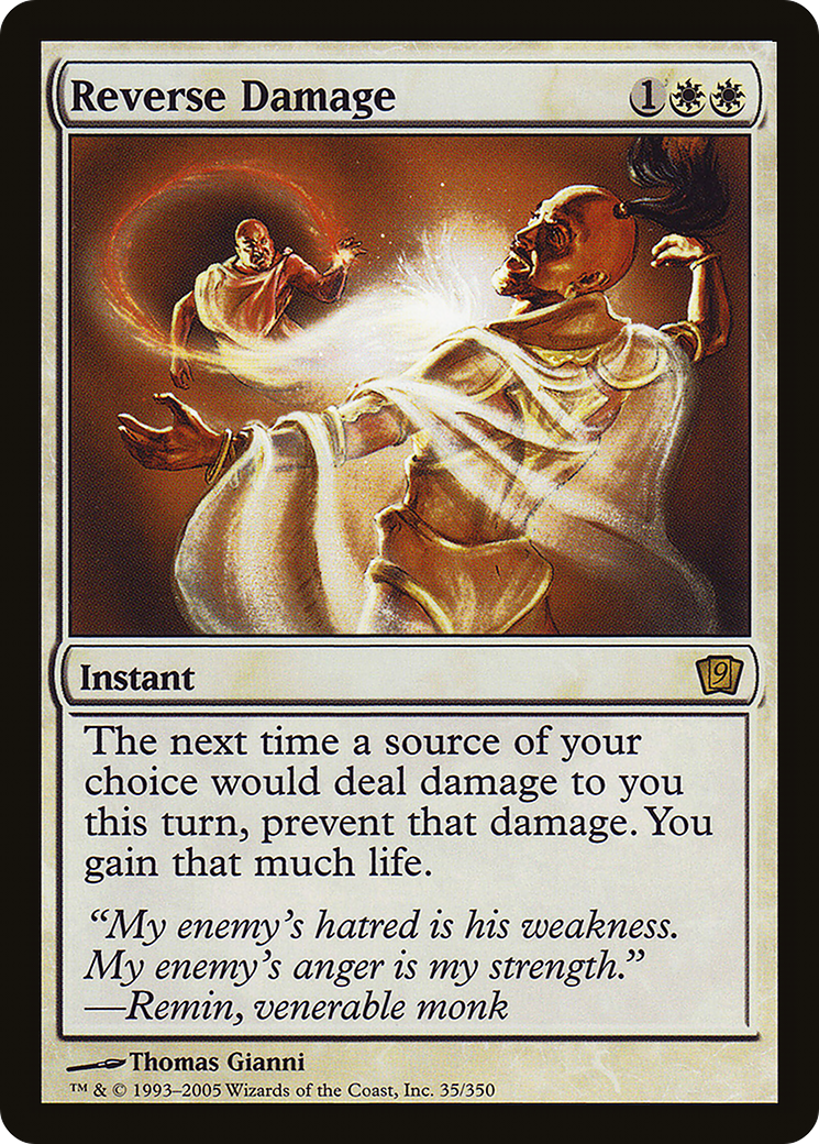 Image of Reverse Damage (9ED-035) - 9th Edition Foil