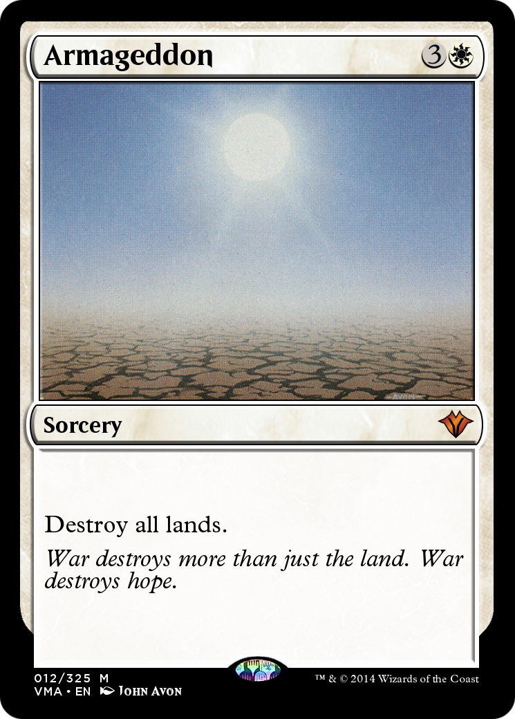Image of Armageddon (VMA-012) - Vintage Masters Foil