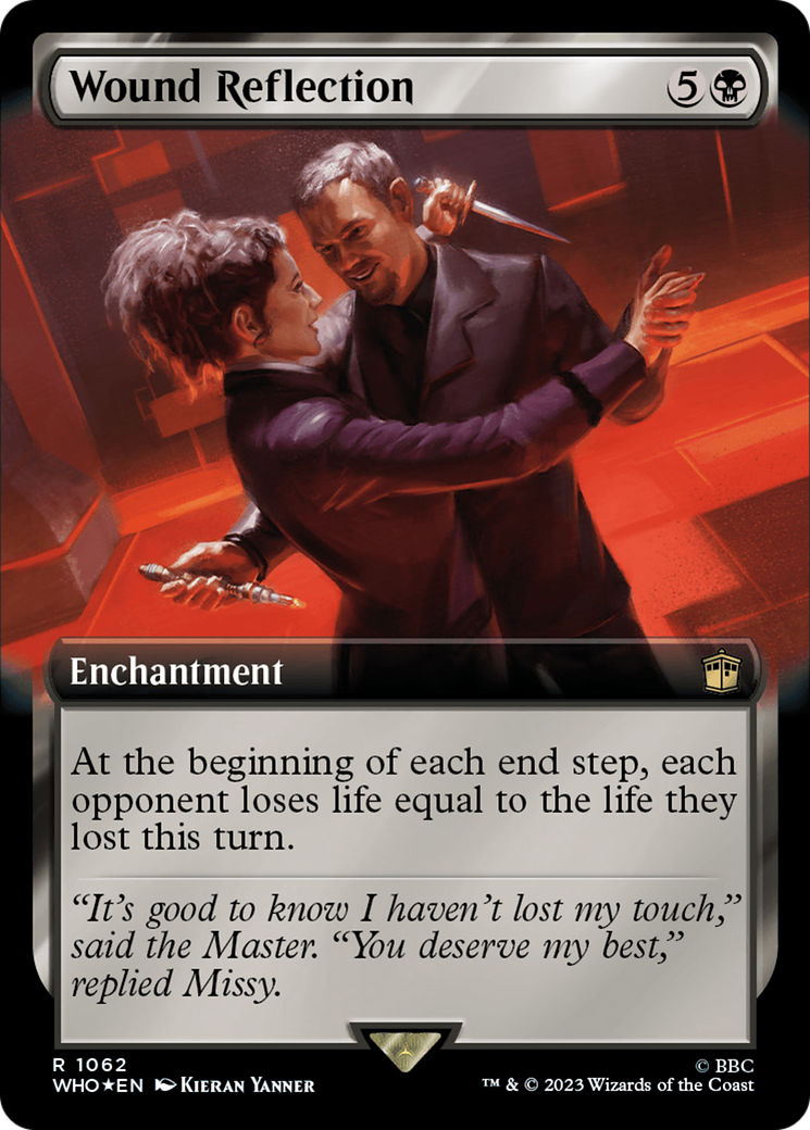 Image of Wound Reflection (Extended Art) (Surge Foil) (WHO-1062) - Doctor Who: (Extended Art) Foil