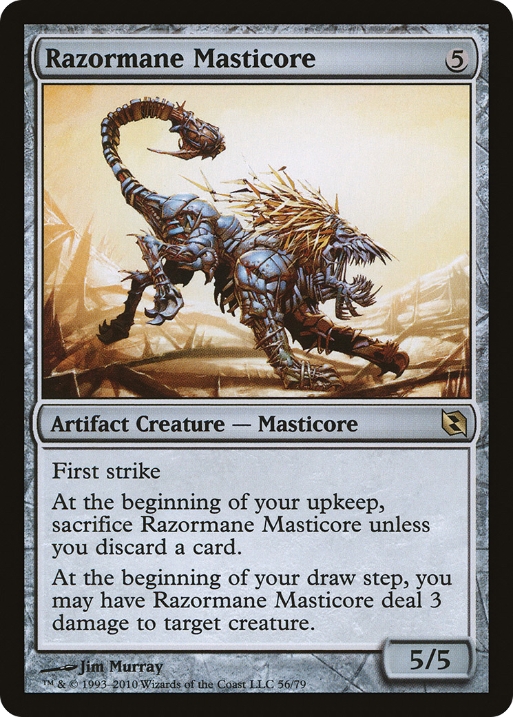 Image of Razormane Masticore (DDF-056) - Duel Decks: Elspeth vs. Tezzeret