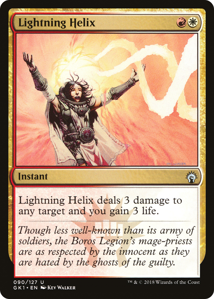 Image of Lightning Helix (GR1-090) - GRN Guild Kit