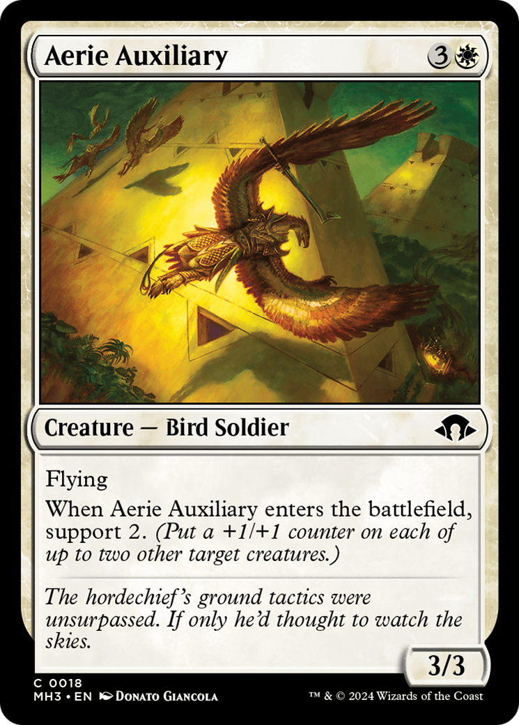 Image of Aerie Auxiliary (MH3-018) - Modern Horizons 3 Foil