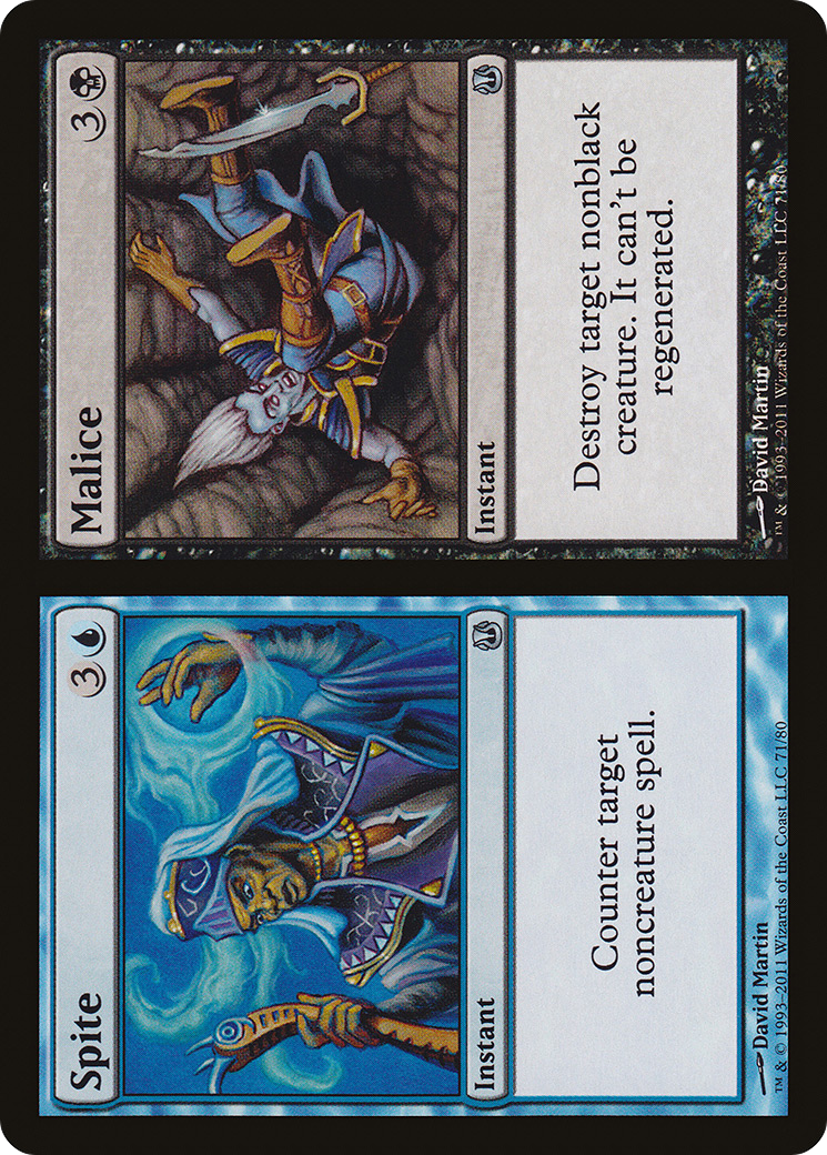 Image of Spite // Malice (DDH-071) - Duel Decks: Ajani vs. Nicol Bolas