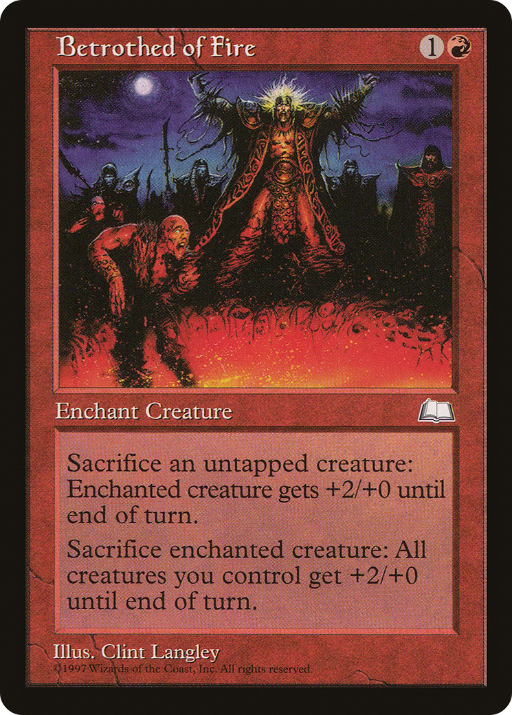Image of Betrothed of Fire (WTH-) - Weatherlight