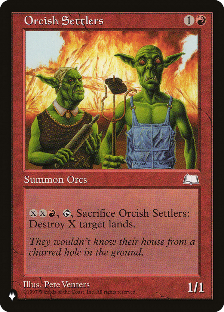 Image of Orcish Settlers (LIST-WTH-112) - The List