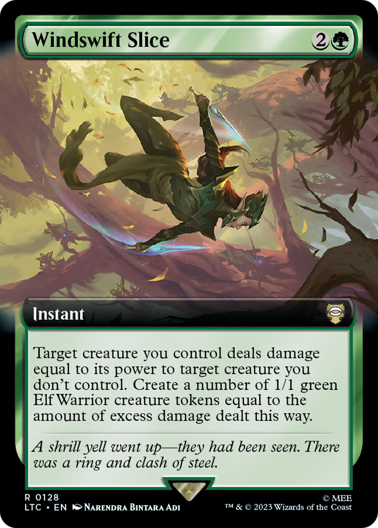 Image of Windswift Slice (Extended Art) (LTC-128) - Tales of Middle-earth Commander: (Extended Art) Foil