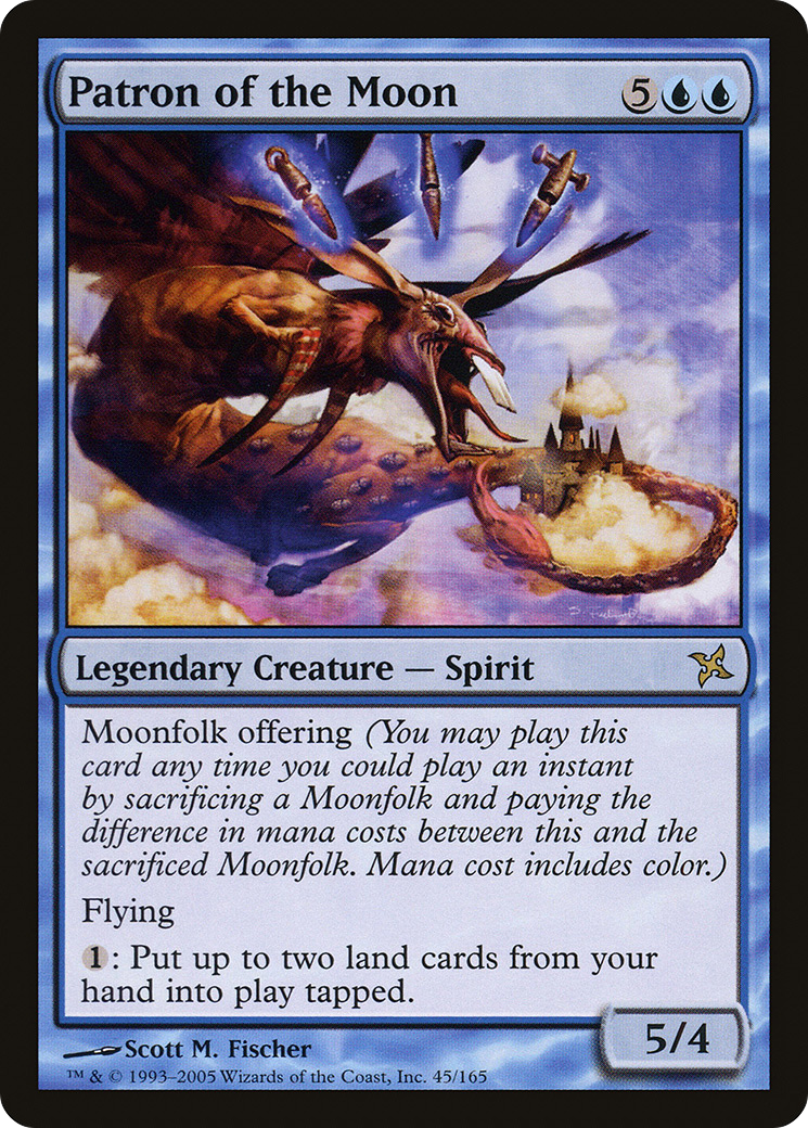 Image of Patron of the Moon (BOK-045) - Betrayers of Kamigawa Foil