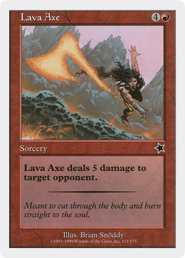 Image of Lava Axe (S99-111) - Starter 1999