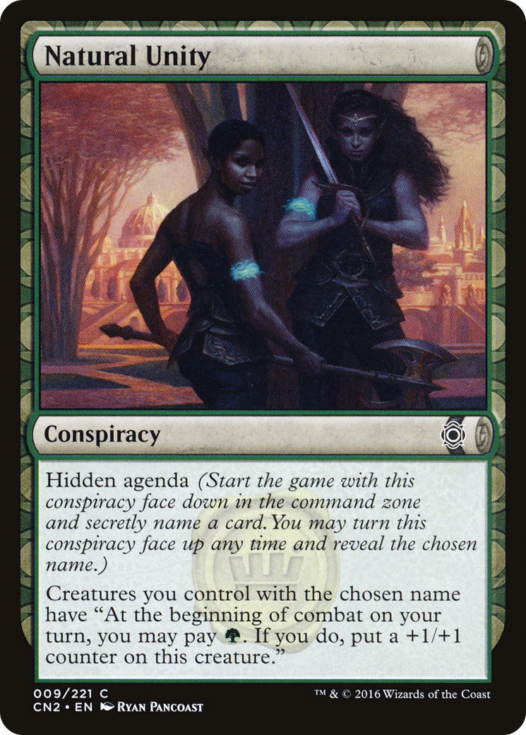 Image of Natural Unity (CN2-009) - Conspiracy: Take the Crown: (draft) Foil