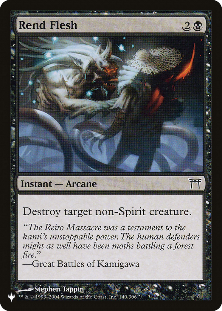 Image of Rend Flesh (LIST-CHK-140) - The List