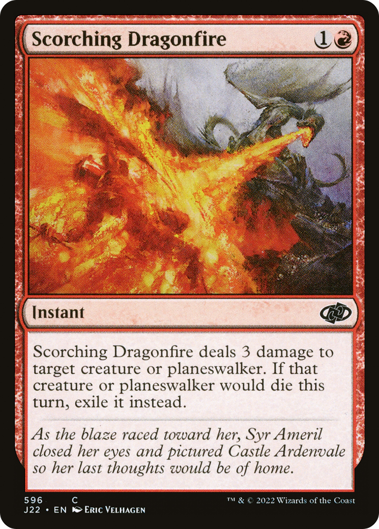 Image of Scorching Dragonfire (J22-596) - Jumpstart 2022