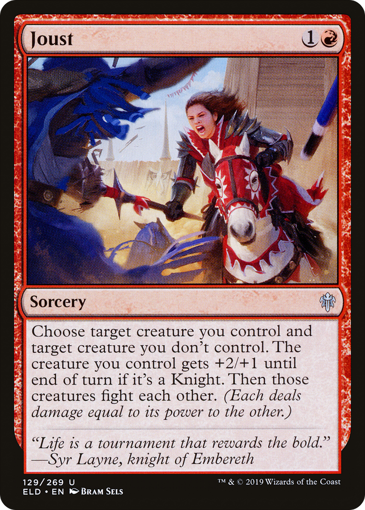 Image of Joust (ELD-129) - Throne of Eldraine