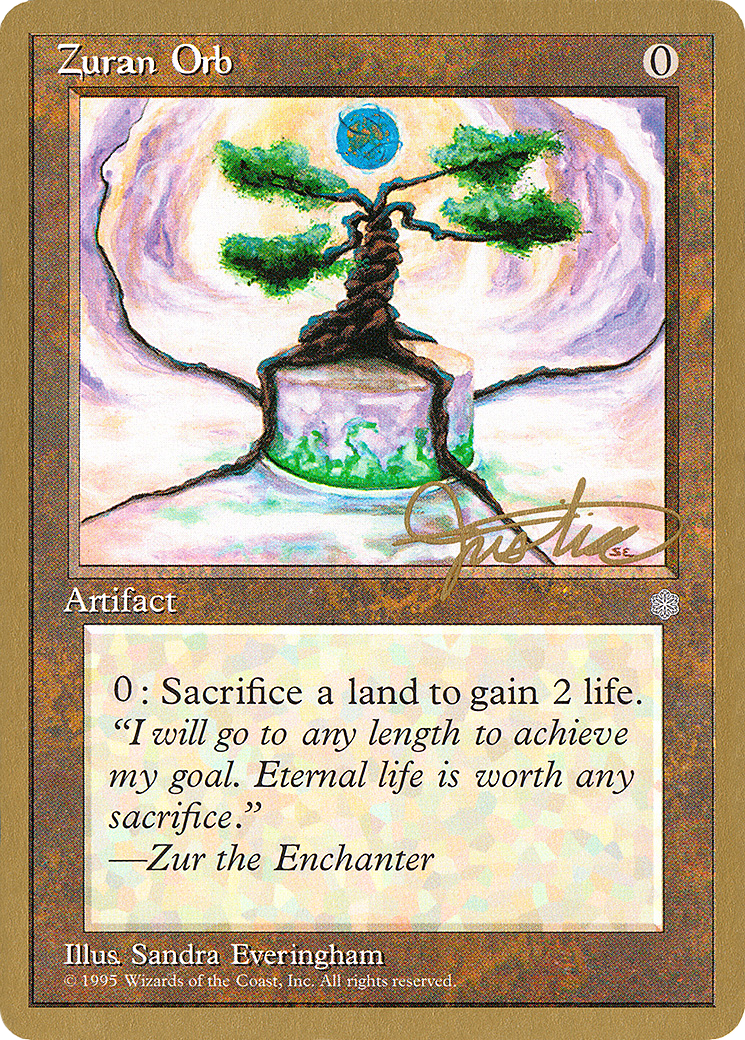Image of Zuran Orb - 1996 Mark Justice (ICE) (WCD-) - Pro Tour Collector Set