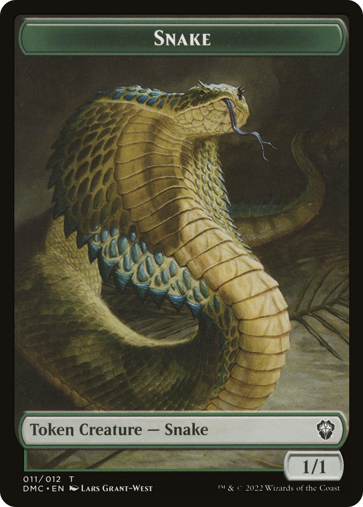 Image of Snake (TDMC-011) - Dominaria United Commander Tokens