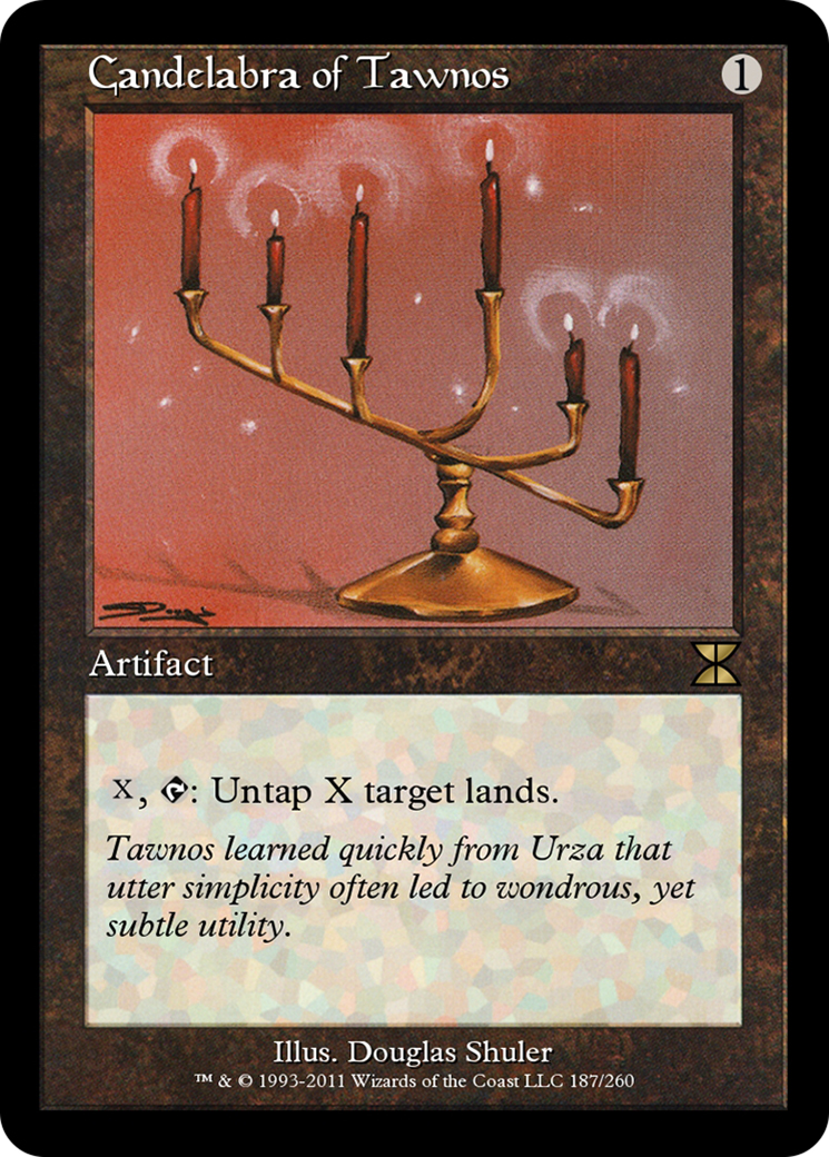 Image of Candelabra of Tawnos (ME4-187) - Masters Edition IV Foil