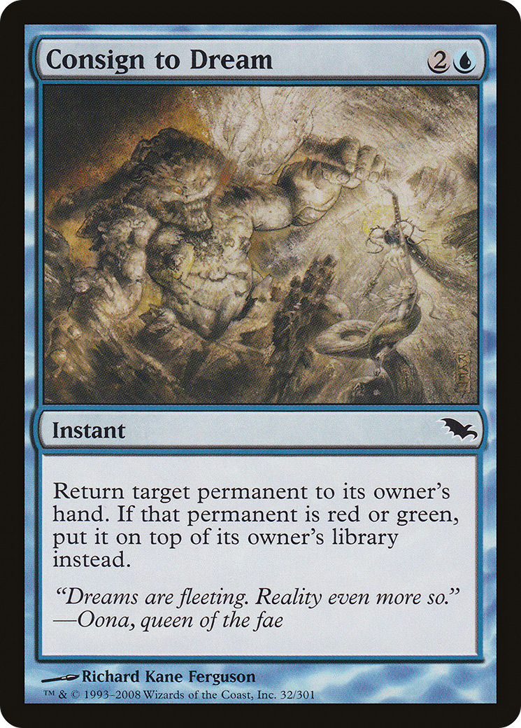 Image of Consign to Dream (SHM-032) - Shadowmoor Foil