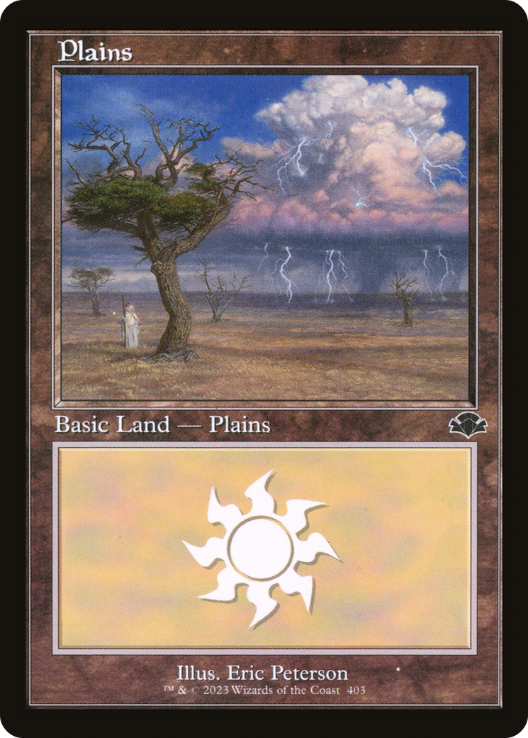 Image of Plains (403) (Retro Frame) (DMR-403) - Dominaria Remastered Foil