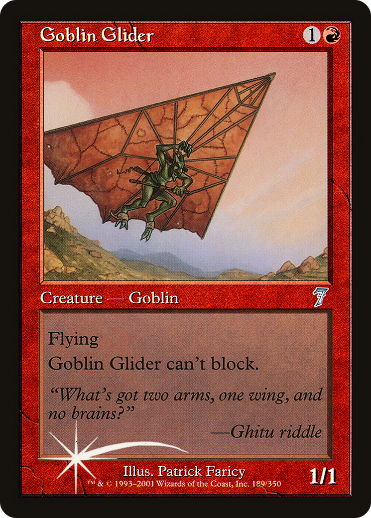 Image of Goblin Glider (7ED-189) - 7th Edition Foil
