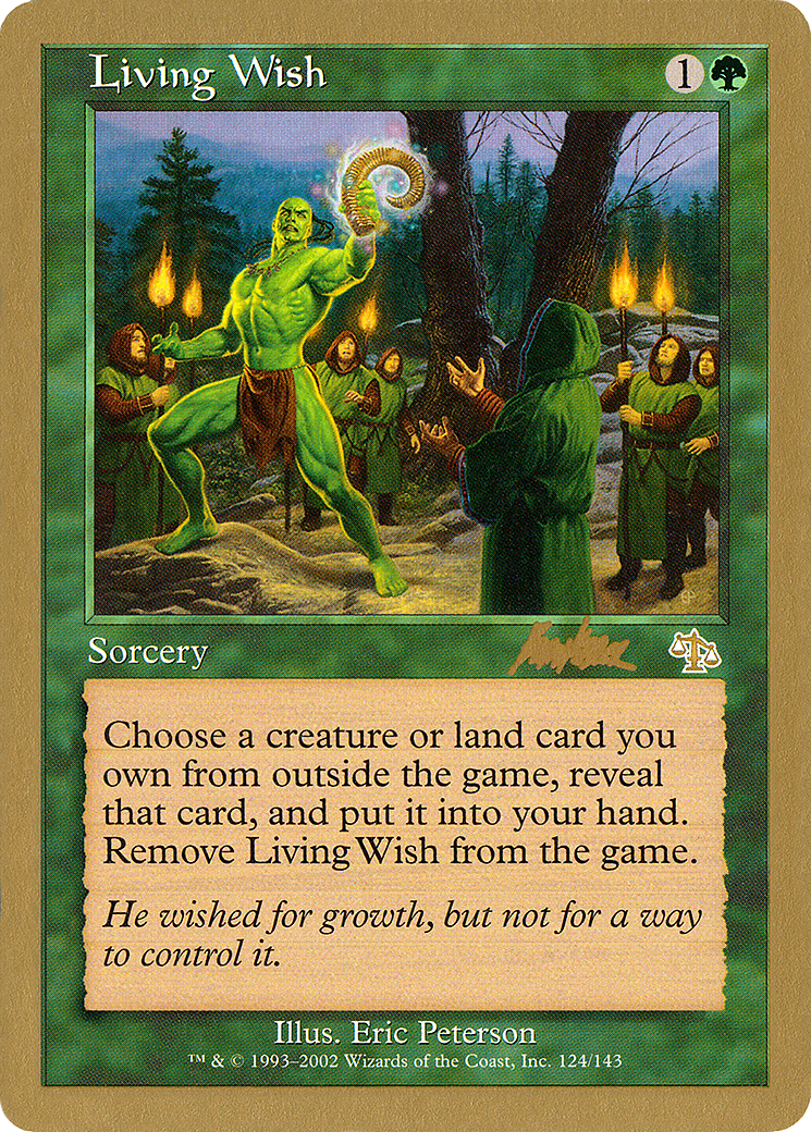 Image of Living Wish - 2002 Brian Kibler (JUD) (WCD-) - World Championship Decks 2002