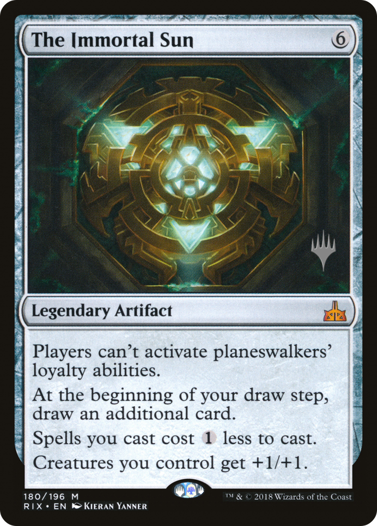Image of The Immortal Sun (PPM20-180) - Rivals of Ixalan Promos