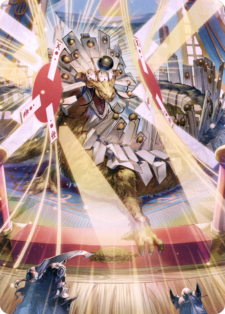 Image of Spirit-Sister's Call // Spirit-Sister's Call (ANEO-075) - Neon Dynasty Art Series (Borderless) Foil