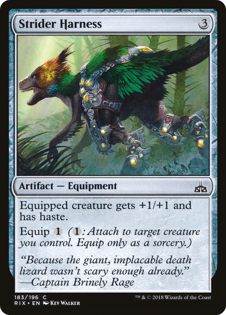 Image of Strider Harness (RIX-183) - Rivals of Ixalan