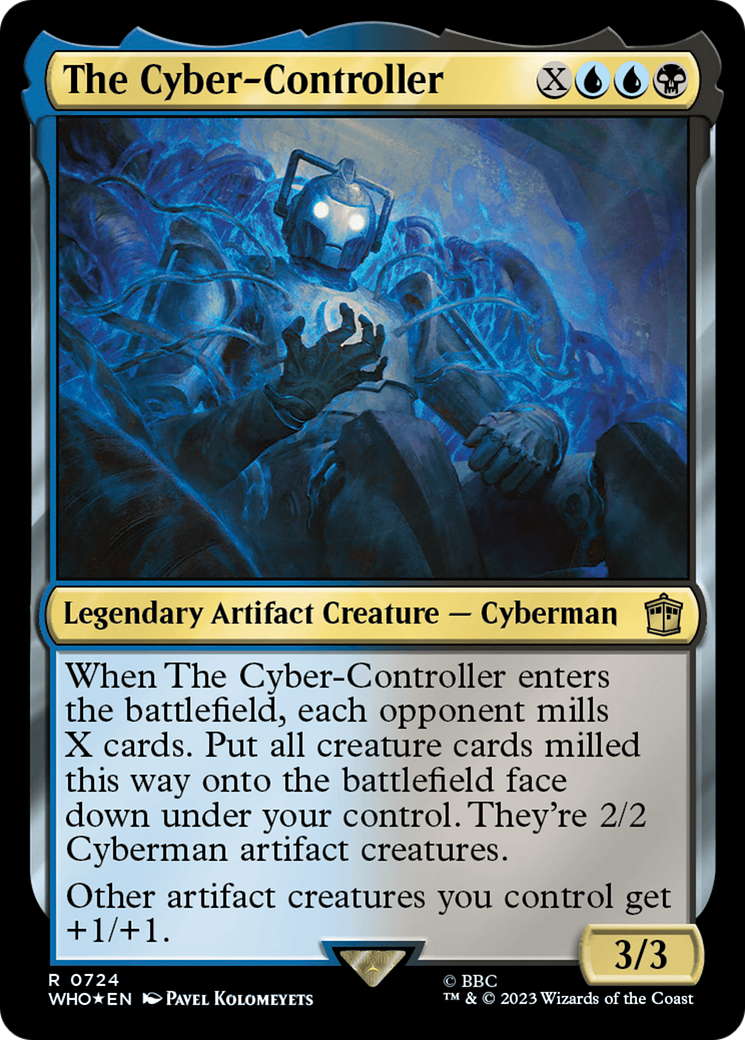 Image of The Cyber-Controller (Surge Foil) (WHO-724) - Doctor Who Foil