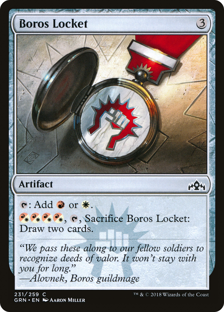 Image of Boros Locket (GRN-231) - Guilds of Ravnica Foil