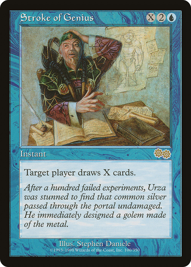 Image of Stroke of Genius (USG-100) - Urza's Saga