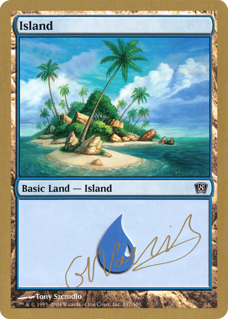 Image of Island (337) - 2004 Gabriel Nassif (8ED) (WCD-GN337) - World Championship Decks 2004