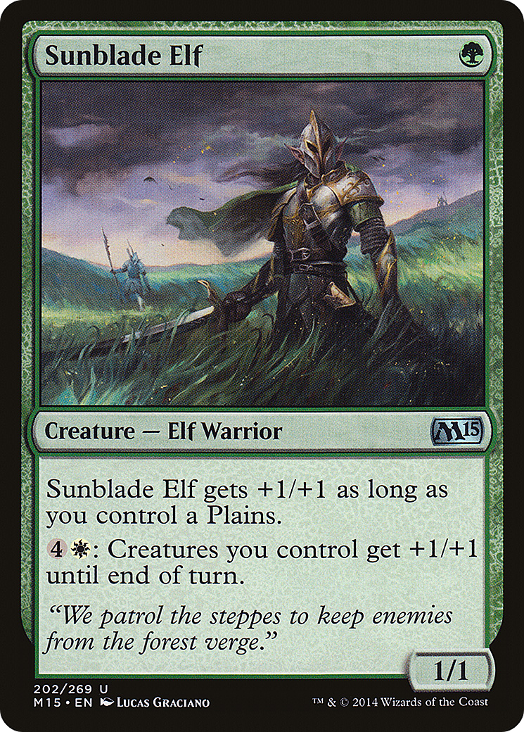 Image of Sunblade Elf (M15-202) - Magic 2015