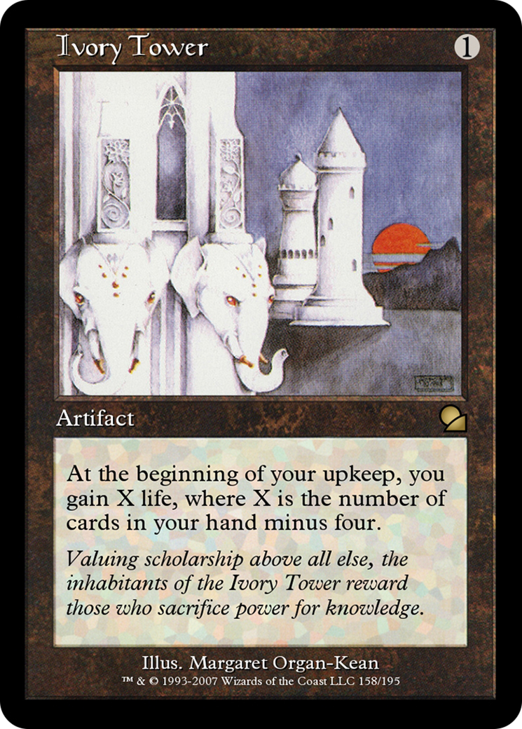 Image of Ivory Tower (ME1-158) - Masters Edition Foil