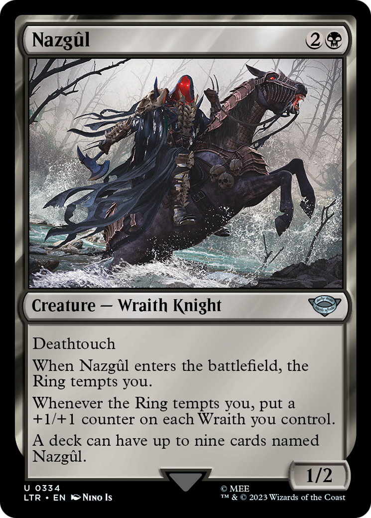 Image of Nazgul (0334) (LTR-334) - The Lord of the Rings: Tales of Middle-earth Foil
