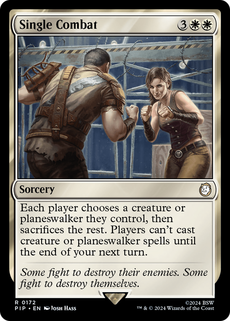 Image of Single Combat (PIP-172) - Fallout Foil