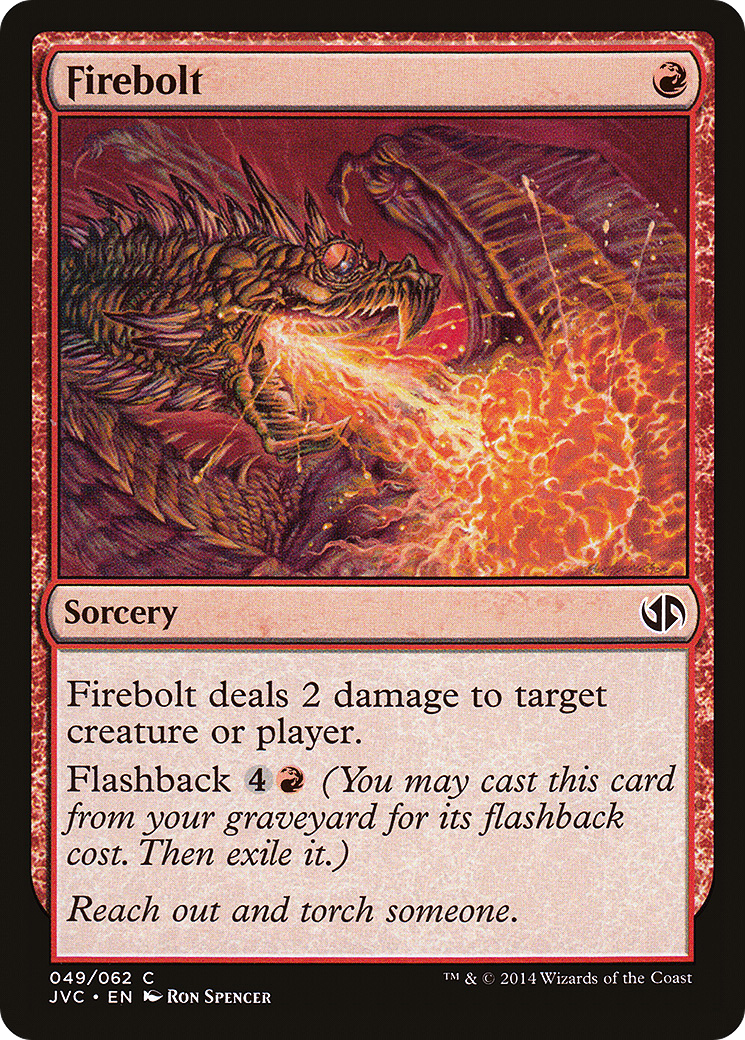 Image of Firebolt (DD3-049) - Duel Decks Anthology: Jace vs. Chandra