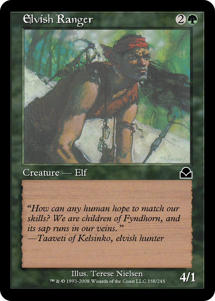 Image of Elvish Ranger (ME2-158) - Masters Edition II