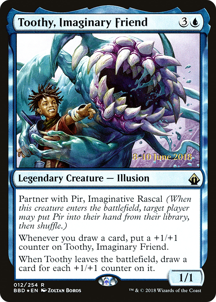 Image of Toothy, Imaginary Friend (LARP-012) - Battlebond Promos Foil