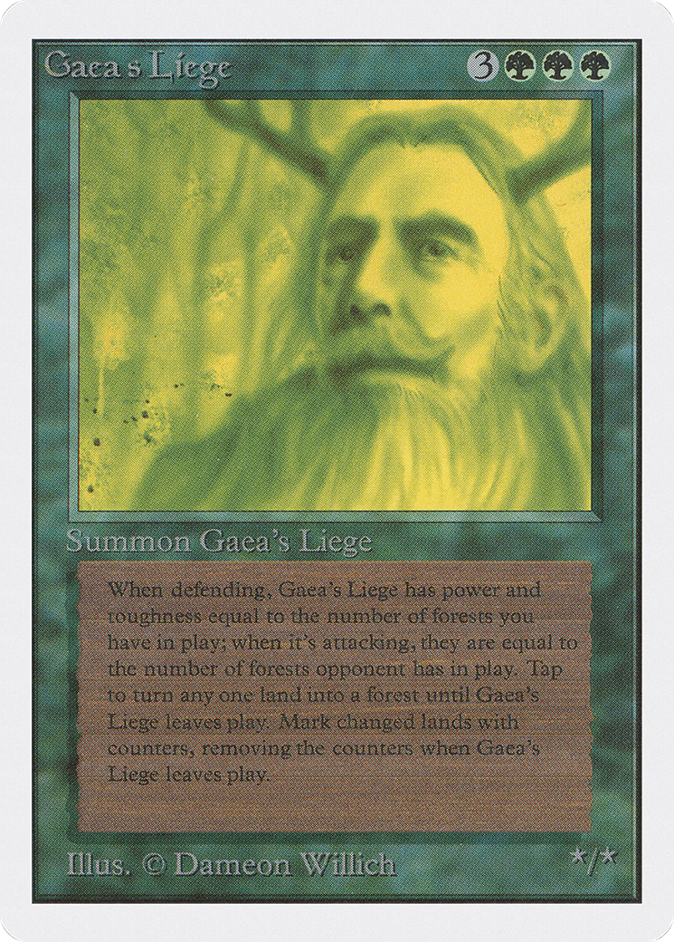 Image of Gaea's Liege (2ED-) - Unlimited Edition