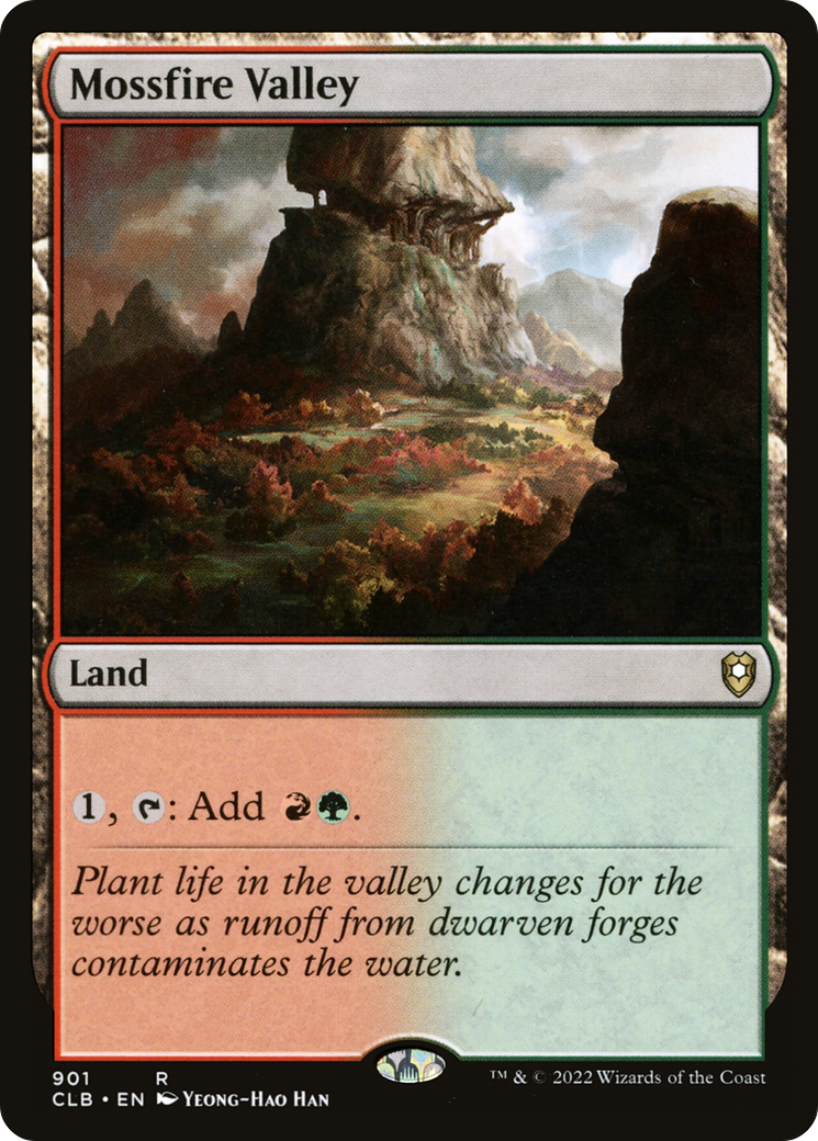 Image of Mossfire Valley (CLB-901) - Commander Legends: Battle for Baldur's Gate