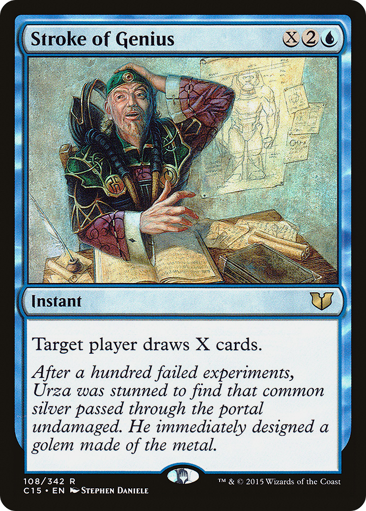 Image of Stroke of Genius (C15-108) - Commander 2015
