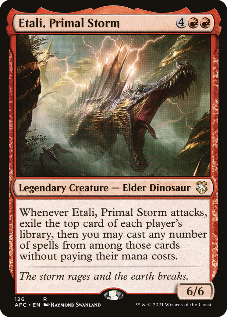 Image of Etali, Primal Storm (AFC-126) - Forgotten Realms Commander