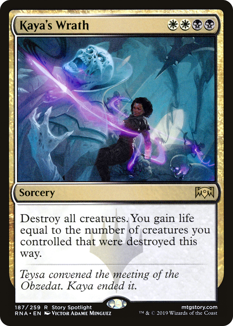 Image of Kaya's Wrath (RNA-187) - Ravnica Allegiance Foil