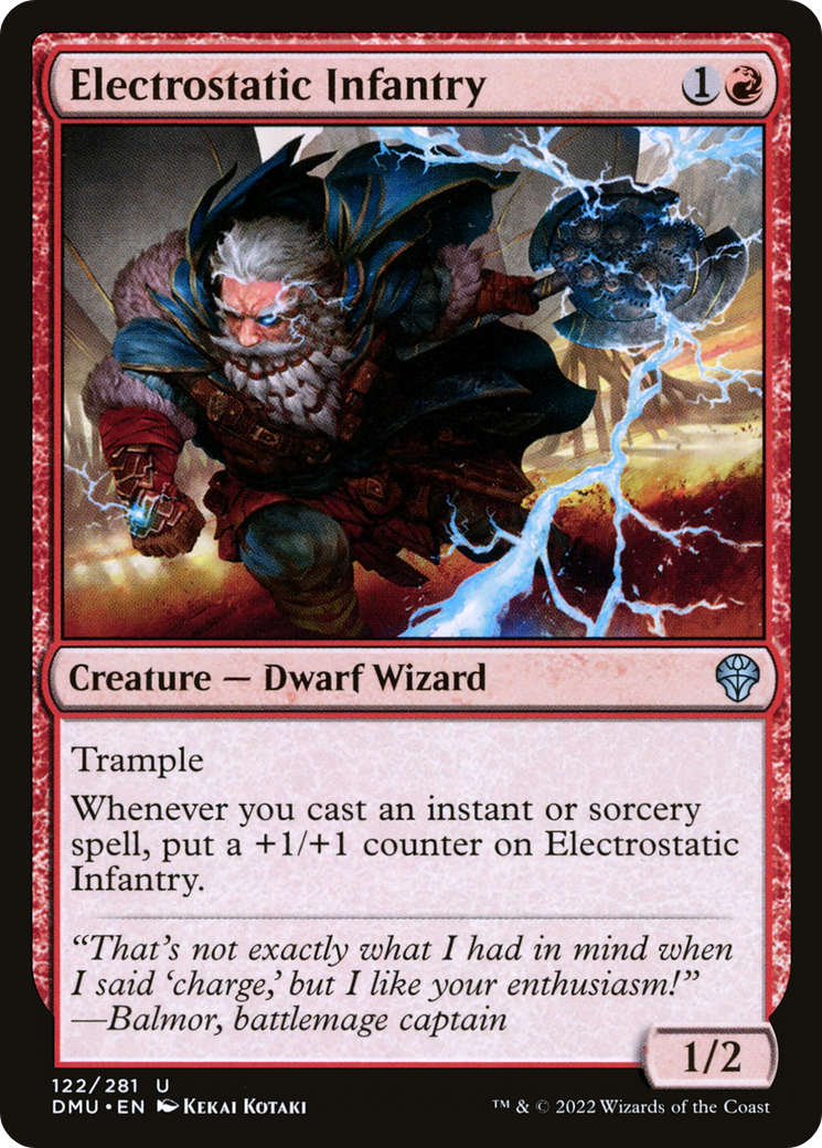 Image of Electrostatic Infantry (DMU-122) - Dominaria United